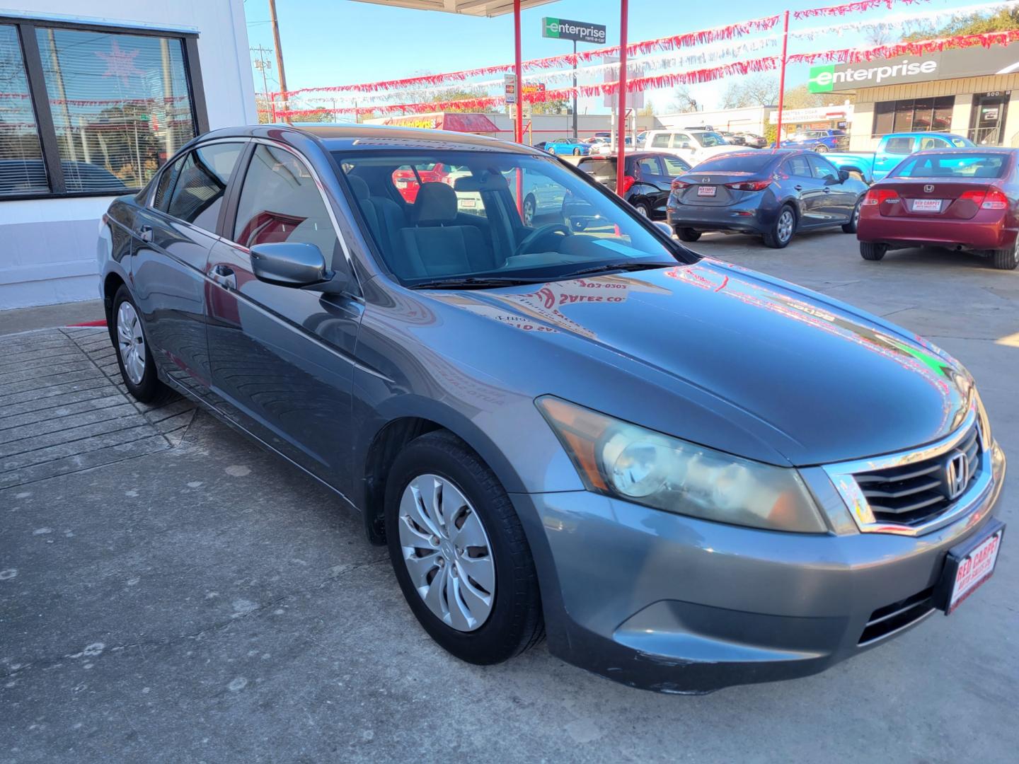 2010 GRAY Honda Accord (1HGCP2F35AA) with an 2.4L I4 F DOHC 16V engine, Automatic transmission, located at 503 West Court, Seguin, TX, 78155, (830) 379-3373, 29.568621, -97.969803 - Photo#1